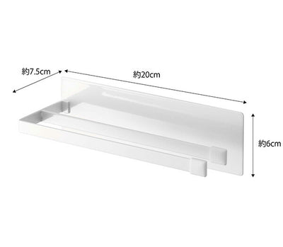 山崎実業 マグネット布巾ハンガー タワー スリム ホワイト 4903208051422 【品番：05142】