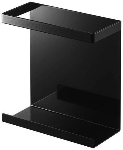 山崎実業 マグネットラップホルダー タワー スリム ブラック 4903208051453 【品番：05145】