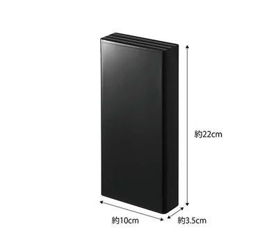 山崎実業 マグネット包丁スタンド タワー ブラック 4903208051491 【品番：05149】