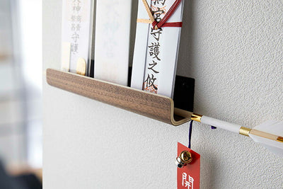 山崎実業 神札ホルダー リン ブラウン 4903208052825 【品番：05282】●