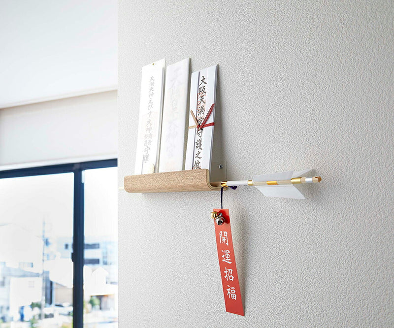 山崎実業 神札ホルダー リン ナチュラル 4903208052832 【品番：05283】●