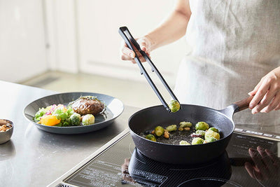 山崎実業 シリコーン菜箸トング タワー ブラック 4903208051965 【品番：05196】