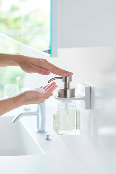 山崎実業　フィルムフック ディスペンサーホルダー タワー 泡タイプ　ホワイト　【品番：05347】