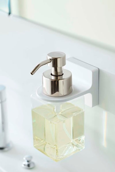 山崎実業　フィルムフック ディスペンサーホルダー タワー 泡タイプ　ホワイト　【品番：05347】
