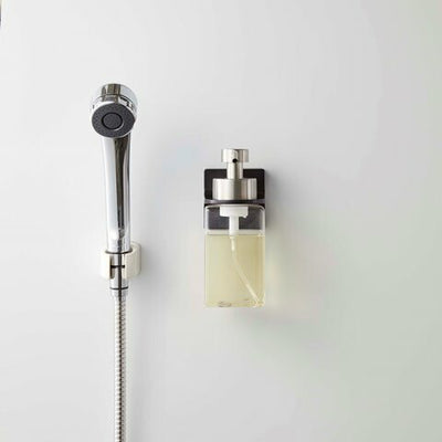 山崎実業　フィルムフック ディスペンサーホルダー タワー 泡タイプ　ブラック　【品番：05348】