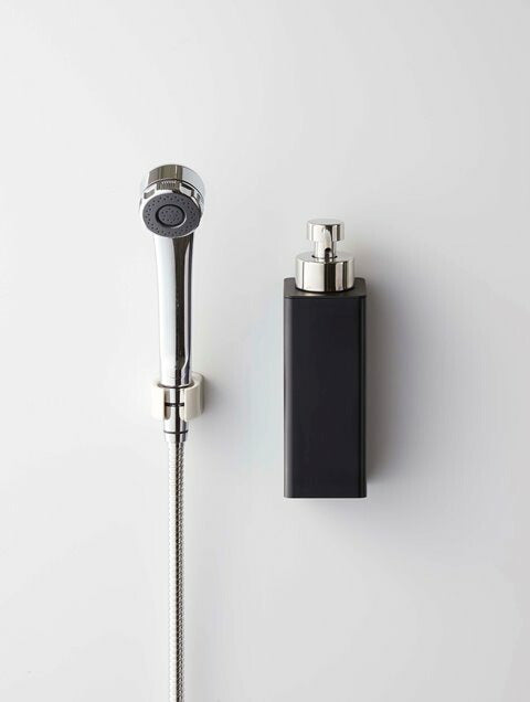 山崎実業　フィルムフックツーウェイディスペンサー タワー 泡タイプ　ブラック　【品番：05367】