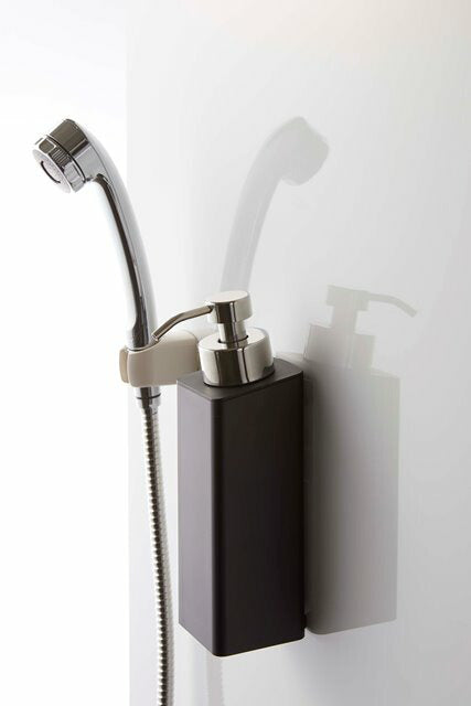 山崎実業　フィルムフックツーウェイディスペンサー タワー 泡タイプ　ブラック　【品番：05367】