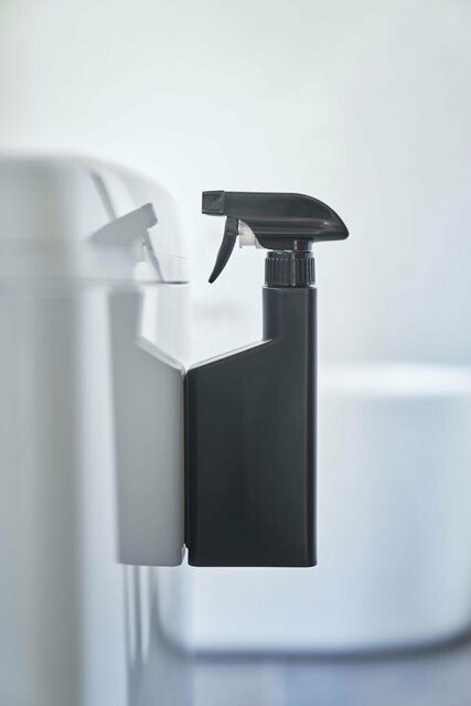 山崎実業　マグネットスプレーボトル タワー　ブラック　【品番：05381】