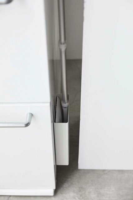 山崎実業　マグネットフローリングワイパースタンド タワー　ホワイト　【品番：05387】●