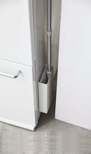 山崎実業　マグネットフローリングワイパースタンド タワー　ホワイト　【品番：05387】●