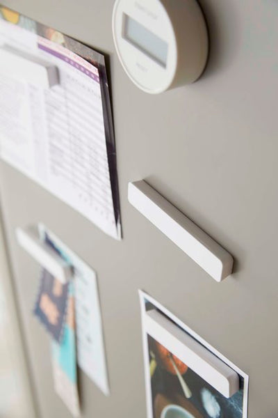 山崎実業　マグネットバー タワー 4個組　ホワイト　【品番：05407】