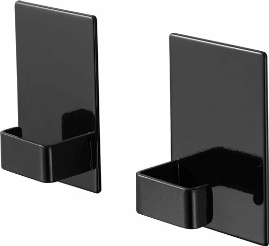 山崎実業　マグネットランドリーバスケットホルダー タワー 2個組　ブラック　【品番：05420】