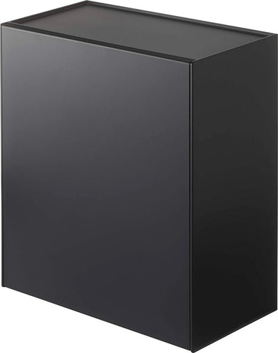 山崎実業 ウォールトイレポット&収納ケース タワー ブラック 4903208054300 【品番：05430】●