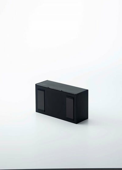 山崎実業　マグネットペーパーホルダー タワー　ブラック　【品番：05440】