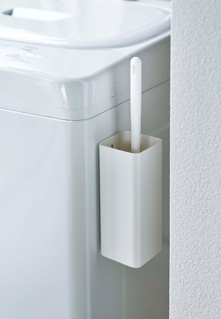 山崎実業　マグネットハンディーモップホルダー タワー　ホワイト　【品番：05447】