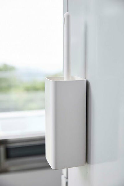 山崎実業　マグネットハンディーモップホルダー タワー　ホワイト　【品番：05447】