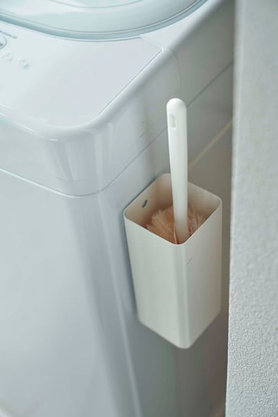 山崎実業　マグネットハンディーモップホルダー タワー　ホワイト　【品番：05447】