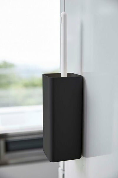 山崎実業　マグネットハンディーモップホルダー タワー　ブラック　【品番：05448】