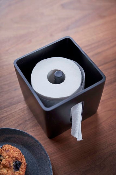 山崎実業　ティッシュ&トイレットペーパーケース リン ブラウン　【品番：05469】