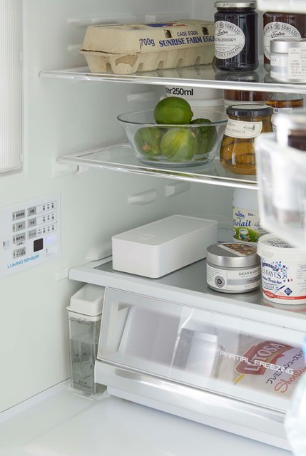 山崎実業　バルブ付き密閉ランチボックス タワー ワイド　ホワイト　【品番：05471】