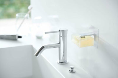 山崎実業　フィルムフック マグネット石鹸ホルダー タワー　ホワイト　【品番：05489】