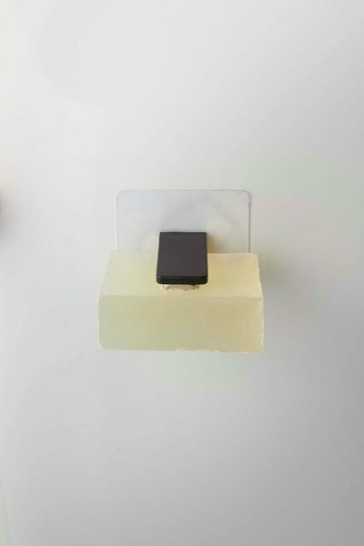 山崎実業　フィルムフック マグネット石鹸ホルダー タワー　ブラック　【品番：05490】