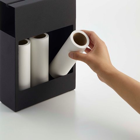 山崎実業　クリーナーツールオーガナイザー タワー　ブラック　【品番：05517】