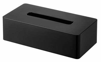 山崎実業　ティッシュケース レギュラーサイズ タワー　ブラック　【品番：05584】