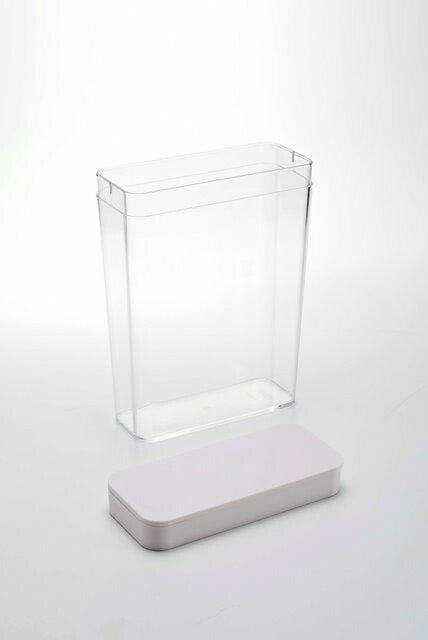 山崎実業　ペットフードストッカー タワー 1.2kg　ホワイト　【品番：05607】