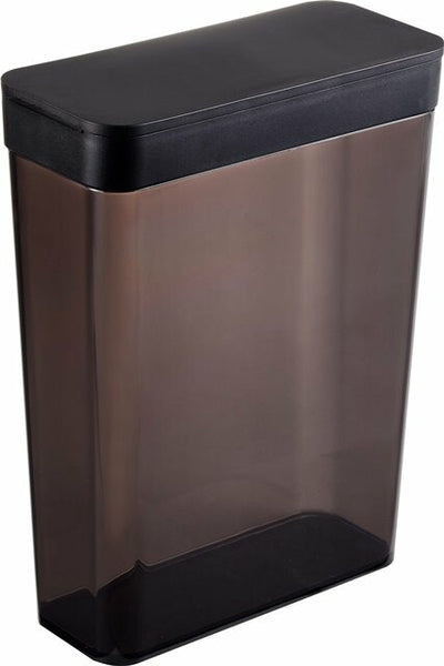 山崎実業　ペットフードストッカー タワー 1.2kg　ブラック　【品番：05608】