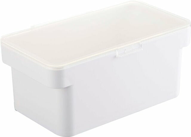 山崎実業　密閉ペットフードストッカー タワー 1.5kg 計量カップ付　ホワイト　【品番：05609】