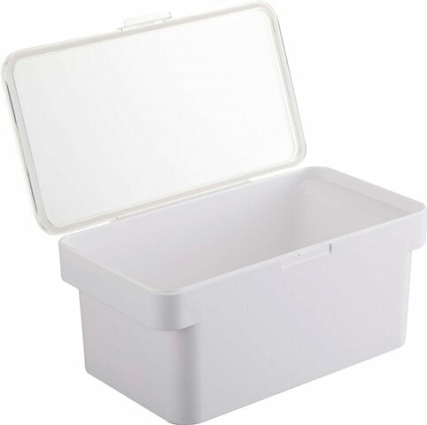 山崎実業　密閉ペットフードストッカー タワー 1.5kg 計量カップ付　ホワイト　【品番：05609】