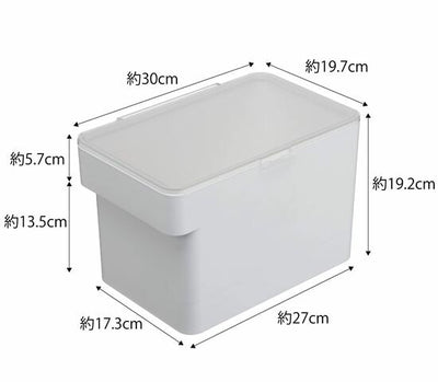 山崎実業　密閉ペットフードストッカー タワー 3.5kg 計量カップ付　ホワイト　【品番：05611】