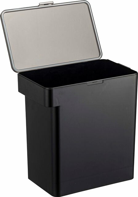 山崎実業　密閉ペットフードストッカー タワー 6.5kg 計量カップ付　ブラック　【品番：05616】