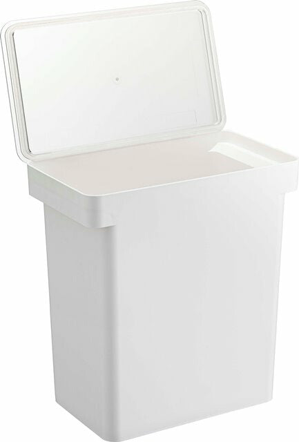山崎実業　密閉ペットフードストッカー タワー 12kg 計量カップ付　ホワイト　【品番：05617】●