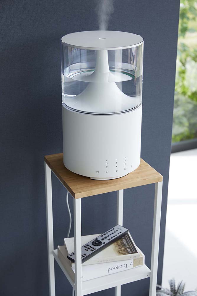山崎実業　加湿器スタンド タワー　ホワイト　【品番：05983】●