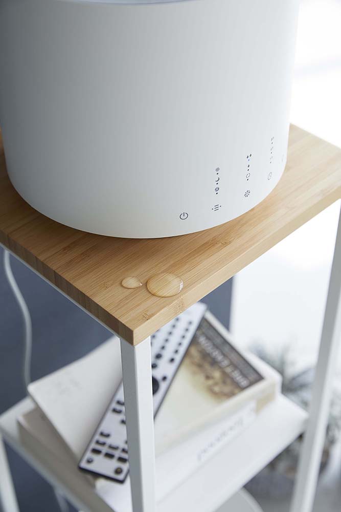 山崎実業　加湿器スタンド タワー　ホワイト　【品番：05983】●