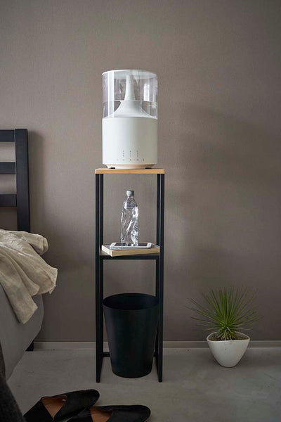 山崎実業　加湿器スタンド タワー　ブラック　【品番：05984】●