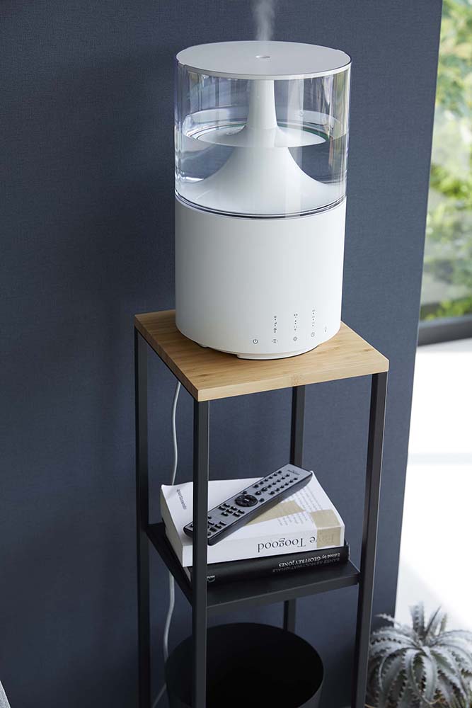 山崎実業　加湿器スタンド タワー　ブラック　【品番：05984】●