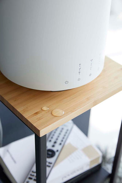 山崎実業　加湿器スタンド タワー　ブラック　【品番：05984】●