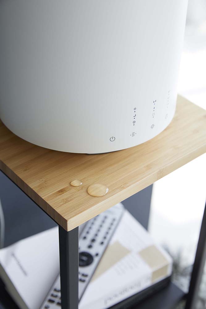 山崎実業　加湿器スタンド タワー　ブラック　【品番：05984】●