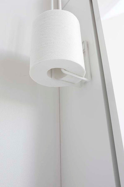 山崎実業　フィルムフック トイレットペーパーホルダー タワー　ホワイト　【品番：05989】