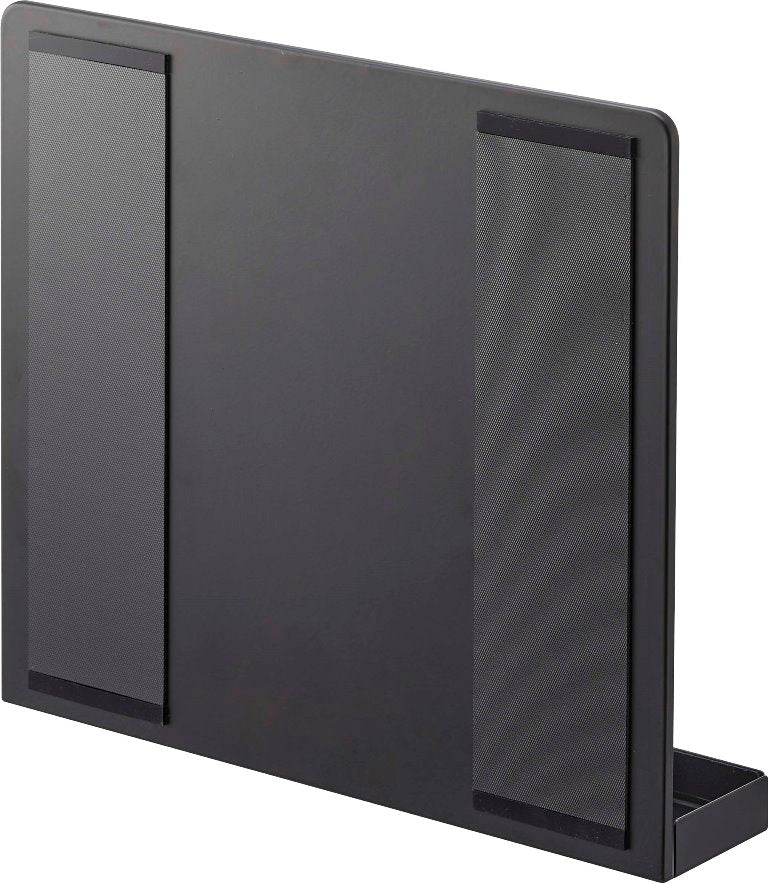 山崎実業 マグネットミラー&収納ラック タワー ブラック 4903208071406 【品番：07140】●