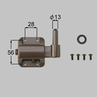 LIXIL（TOEX）　調整金具H（上）　ブロンズ　【品番：KDT89011A】◯