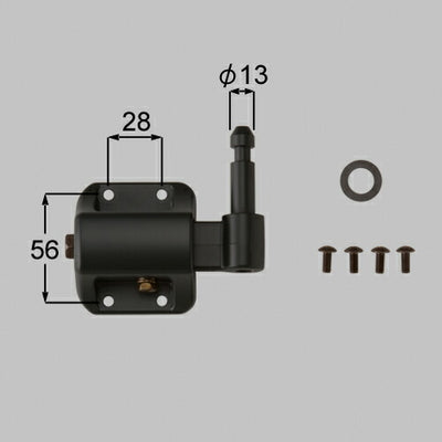 LIXIL（TOEX）　調整金具H（下）　スモークグリーン　【品番：KBY89021A】