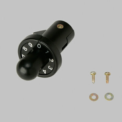 LIXIL（TOEX）　ダイヤル錠（FU4〜11・FM1・2・PF1・2型）　黒（クロ）　【品番：DEF15010A】◯