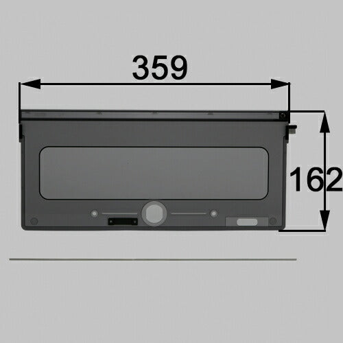 LIXIL（TOEX）　裏フタ（U・N・S型1B用）　グレー　【品番：UPE01020A】●