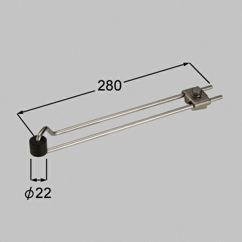 LIXIL（TOEX）　オーバードア 接地ストッパー（右）電動タイプ（＋100）　【品番：KNF73060A】