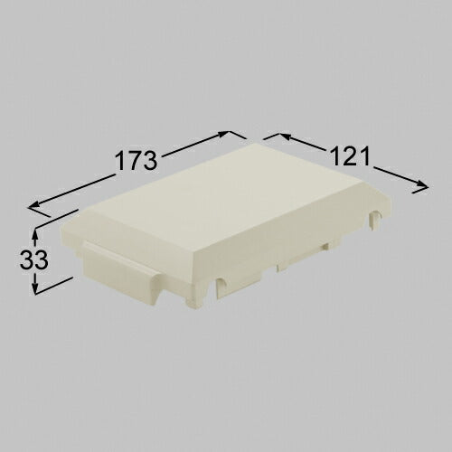 LIXIL（TOEX）　オーバードア 柱キャップC　アイボリーホワイト　【品番：KMT26010C】