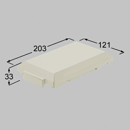 LIXIL（TOEX）　オーバードア 柱キャップD　アイボリーホワイト　【品番：KMT45010D】